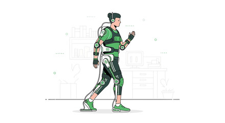 Innovative exosuit technology empowering movement and rehabilitation for enhanced capabilities