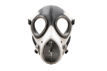 ventilated high altitude training mask isolated on transparent background