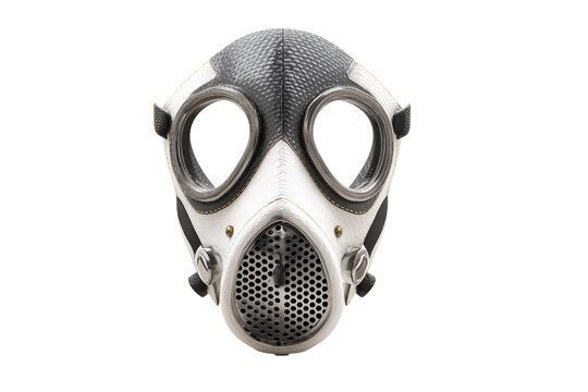 ventilated high altitude training mask isolated on transparent background