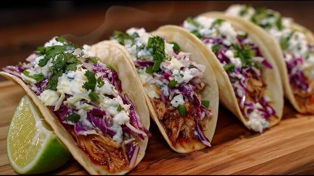 Mahi Mahi Fish Tacos With Cabbage Slaw