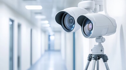 Close up of an Infrared Fever Screening Camera System