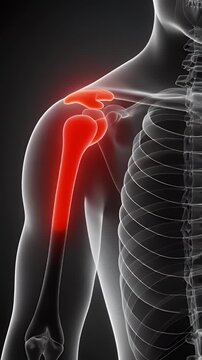 3D X-Ray Visualization of Shoulder Joint Inflammation
