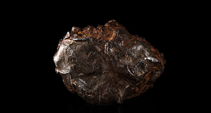 Chondrite Meteorite L Type isolated, piece of rock formed in outer space in the early stages of Solar System as asteroids. This meteorite comes from a meteorite fall impacting Earth