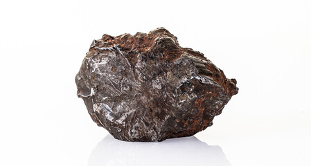 Chondrite Meteorite L Type isolated, piece of rock formed in outer space in the early stages of Solar System as asteroids. This meteorite comes from a meteorite fall impacting Earth © Iryna