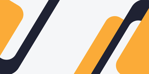 Slant Tech Yellow Abstract Memphis Geometric Wide Banner Design Background