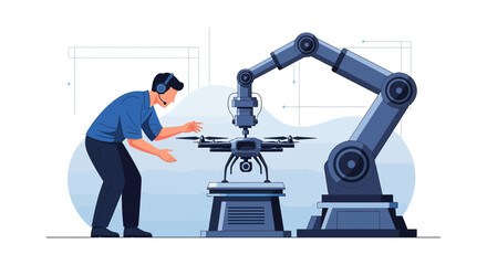 The Future of Drone Technology Assisted by Automation and a Skilled Technician's Precision