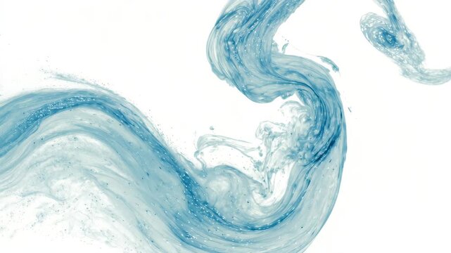 water splash, blue