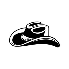 Silhouette Cowboy Bandit Sheriff Hat