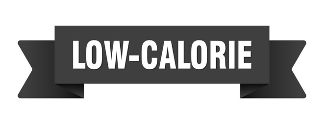 low-calorie ribbon isolated on transparent background. low-calorie ribbon
