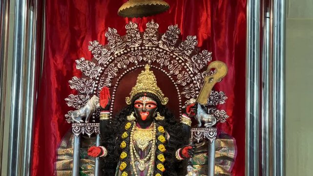Beautiful Kali Maa idol in Kolkata 