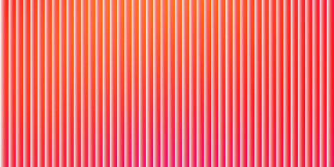 Obraz premium Glass ripple texture with dark gradient background and vivid orange, blue, and lilac light streaks. Futuristic distortion, moody abstract glow, reeded vertical blur. Vector illustration