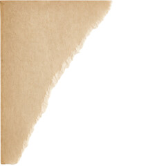 Old parchment style paper with jagged edge