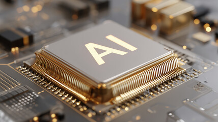 An advanced artificial intelligence processor representing high level computational capability and the concept of automated decision making in modern digital ecosystems.

