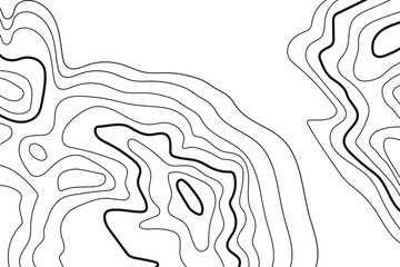 map topographic lines background