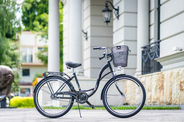 Typical Amsterdam bike fiets symbol.  Holland culture element with bike. Typical Netherlands...