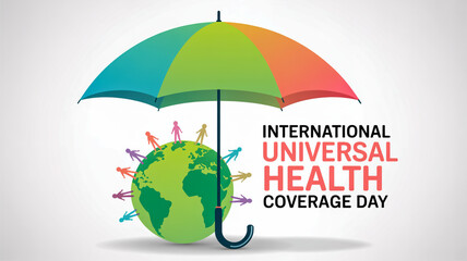 International universal health coverage day awareness graphic