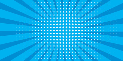 Fototapeta premium Anime Comic Background. Pop Art Style Background. Pop Up Retro Comic Background. Vector halftone illustration. Vintage background for comic superhero text, speech bubble, message. eps 10