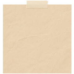 Recycled paper texture note with top tape