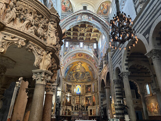 Obraz premium Interior of the Duomo of Pisa (