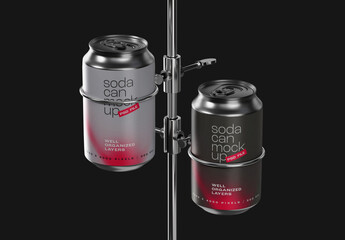 Soda Can Mockup