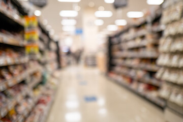 ショッピングイメージに使えるスーパー通路の背景