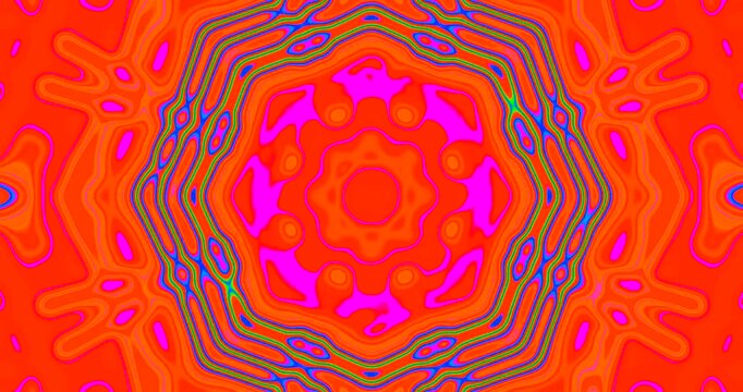 Colorful tunnel video loop creates an immersive and engaging experience for viewers