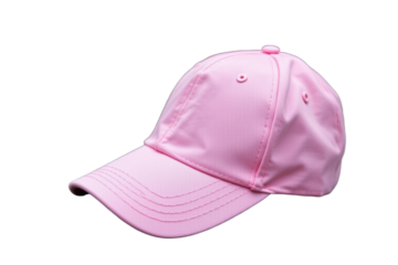 Pink Baseball Cap Casual Headwear Model