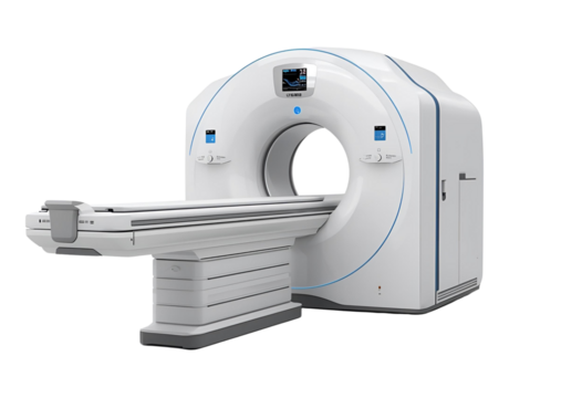 Advanced CT scanner designed for precise medical imaging and accurate diagnostics.