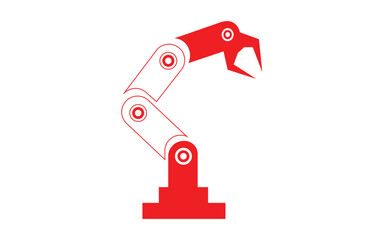Robotic arm industrial automated mechanism manipulator industry technology concept
