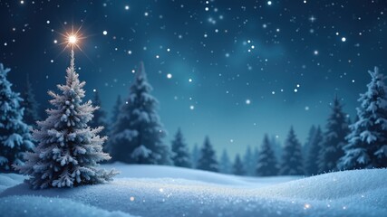 Obraz premium Beautiful starry snow Christmas overlay. Christmas 