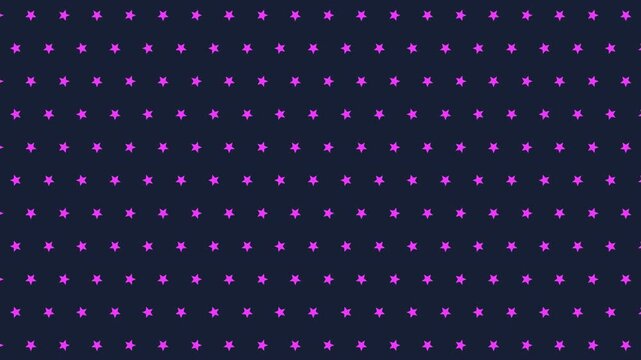 Abstract Pink Dots on Dark Blue Background Seamless Pattern.