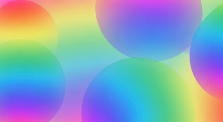 Vibrant spectrum of softly blended colors creating an abstract and dreamy visual experience