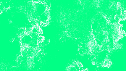 Vibrant Neon Green Abstract Fractal Art with High-Contrast Background with White Splatter Texture for Sci-Fi, Gaming & Energetic Digital Graphics