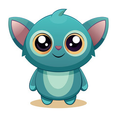 Cute Cartoon Illustration  Fun Colorful Character Art