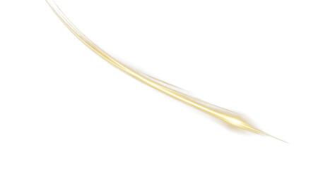 A golden light streak diagonally across a black background creating a sense of motion and speed