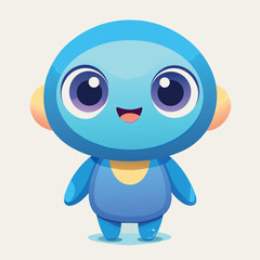 Cute Cartoon Illustration  Fun Colorful Character Art