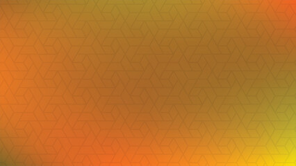 Geometric Pattern Background with Orange and Yellow Gradient