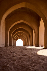 arches of the old castle