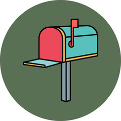 Creative Mailbox Vector for Postal and Messaging Apps
