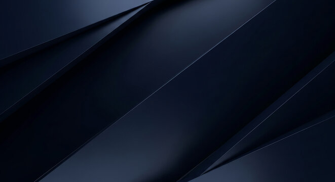 Abstract geometric background with diagonal dark blue planes, creating a modern and sophisticated design, representing elegance and minimalistic style
