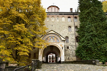Holy Monastery of Rila in Bulgaria,Europe