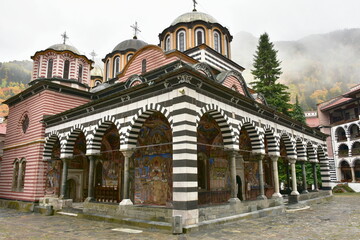 Holy Monastery of Rila in Bulgaria,Europe