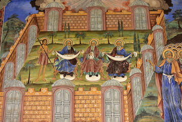 Holy Monastery of Rila in Bulgaria,Europe