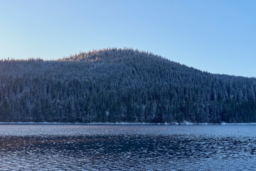 Korpehaugen Hilltop by the Svartungen Lake of the Totenåsen Hills, Norway, November 2025.