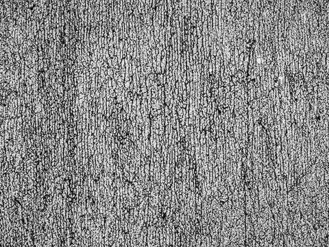 Distressed Plastisol Ink, Grunge Cracked Texture Overlay. For Retro T-shirt designs. Rough Dirty Worn Effect. Vintage Isolated Pattern.