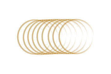 Neon Energy Ring Futuristic Glowing Yellow Light with Electric Sparks and Transparent Flash on Dark Background