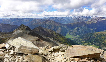 Aussicht vom B&ouml;sen Weibele, Schobergruppe, Osttirol, 