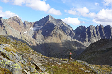Aussicht vom B&ouml;sen Weibele, Schobergruppe, Osttirol, 