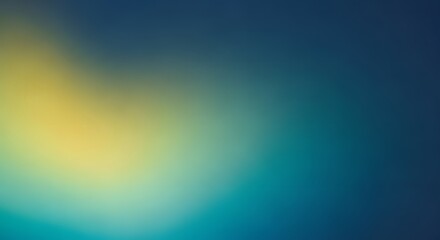 Abstract Gradient Background with Shades of Blue and Yellow Aesthetic Design
