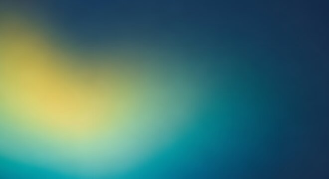 Abstract Gradient Background with Shades of Blue and Yellow Aesthetic Design